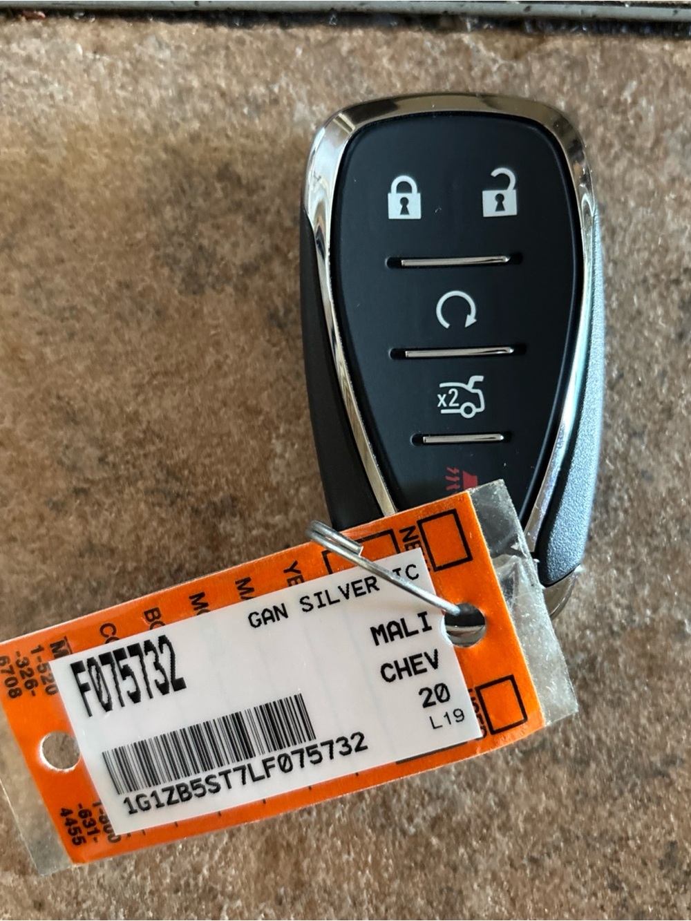 2020 Chevy Malibu Key Fob